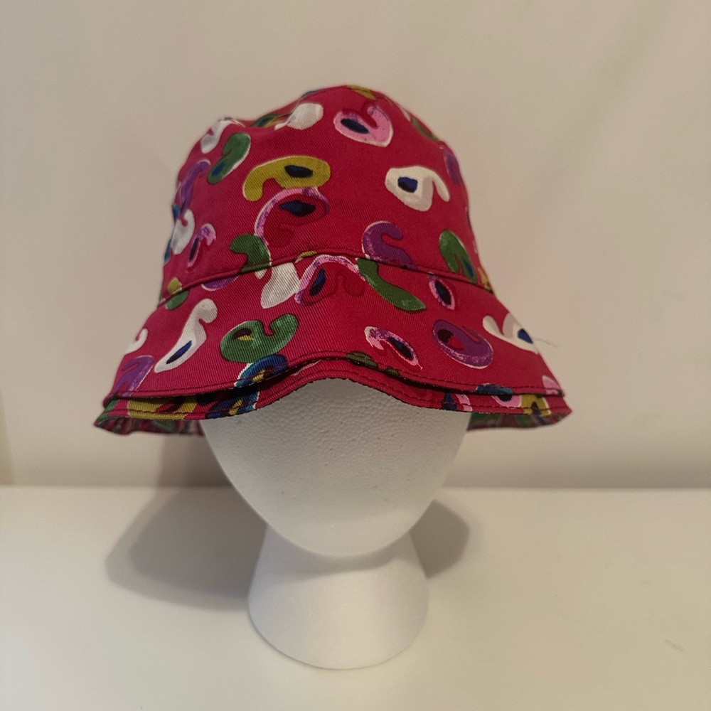 Etro Bucket Hat Cotton Paisley Kids Size Medium Colorful Made In Italy